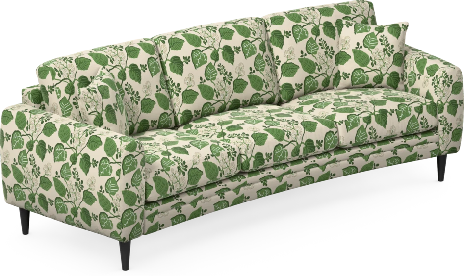 Eden - 3-sits soffa svängd - Flerfärgad