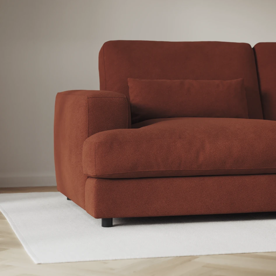 Noma - 3-sits soffa - Orange