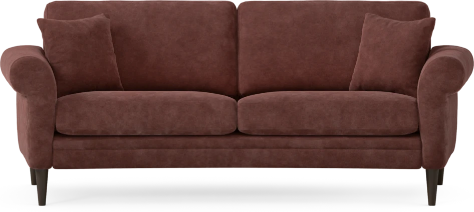 Eden - 2,5-sits soffa svängd - Röd