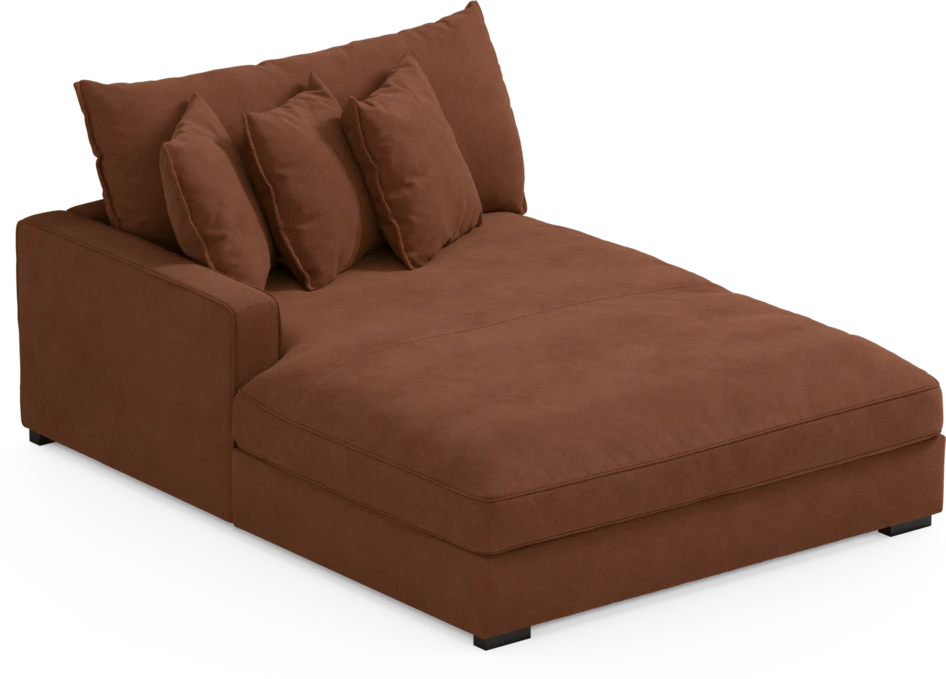 Rossi - Schäslong XL vänster - Orange