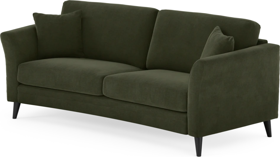 Eden - 2,5-sits soffa svängd - Grön