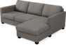 Nevada - 3-sits soffa med flyttbar schäslong - Brun