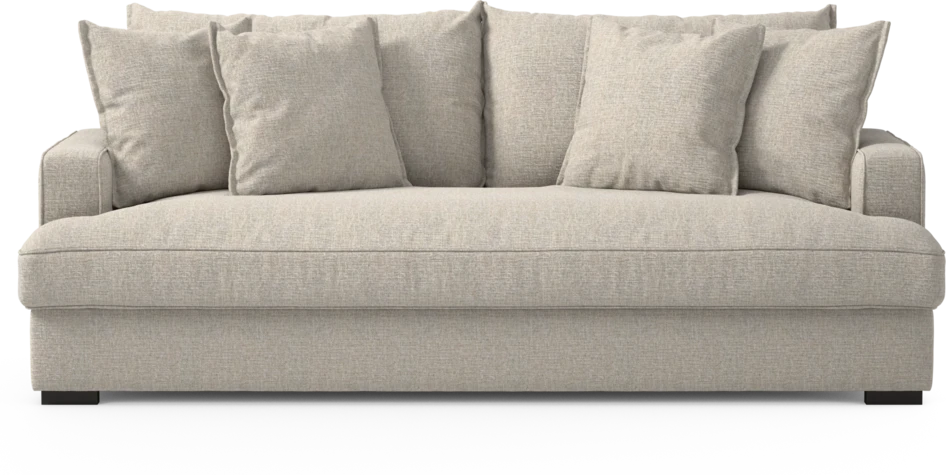 Mila - 3-sits soffa, hel dyna - Beige