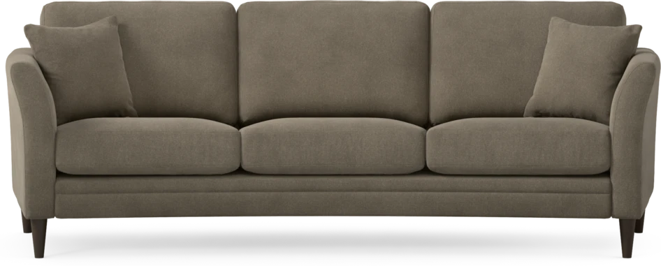 Eden - 3-sits soffa svängd - Beige