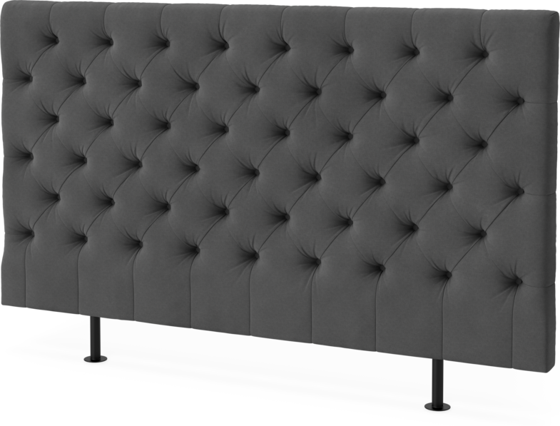 Cape pikerad  - Sänggavel låg, , 90-210 cm - Grå
