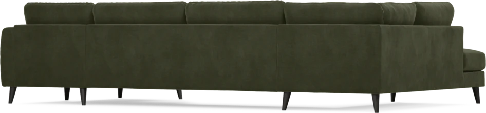 Bridge - 3-sits soffa med divan vänster och schäslong höger - Grön
