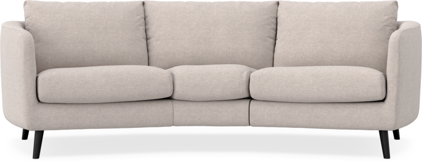 Madison - 3-sits soffa svängd, 70 cm - Beige