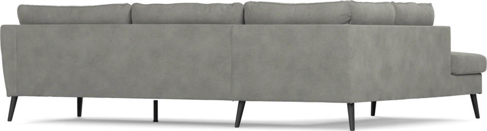 County - 2,5-sits soffa med divan vänster - Grå
