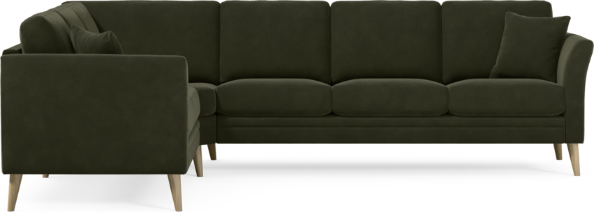 Eden - Hörnsoffa, 2+3-sits - Grön