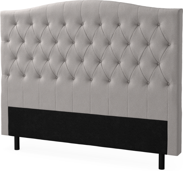Delux Välvd - Sänggavel, 90-210 cm - Grå