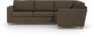Friday - Hörnsoffa, 2,5+1,5-sits - Brun