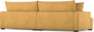 Rossi - 4-sits soffa - Gul