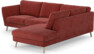 Madison Lux - 2-sits soffa med divan höger - Rosa