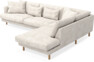 Harper - 3-sits soffa med divan höger - Beige