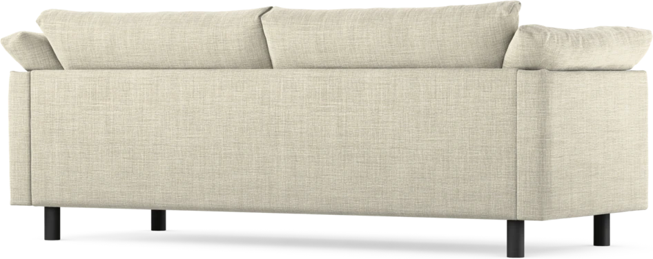 Cherrie - 3-sits soffa, hel dyna, fast klädsel - Beige