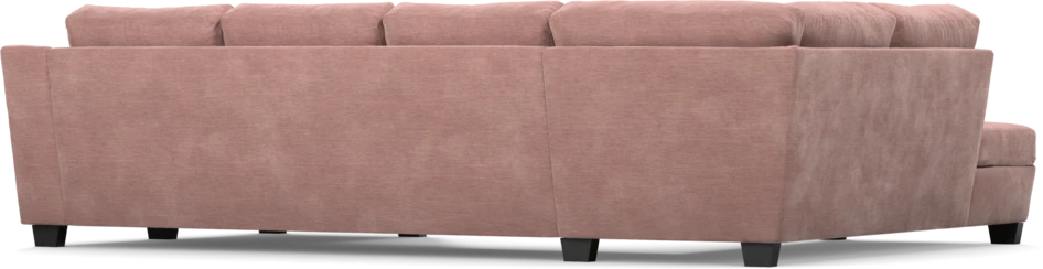 Friday - 3-sits soffa med divan vänster och schäslong höger - Rosa