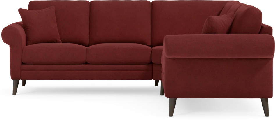 Eden - Hörnsoffa, 2+2-sits - Röd