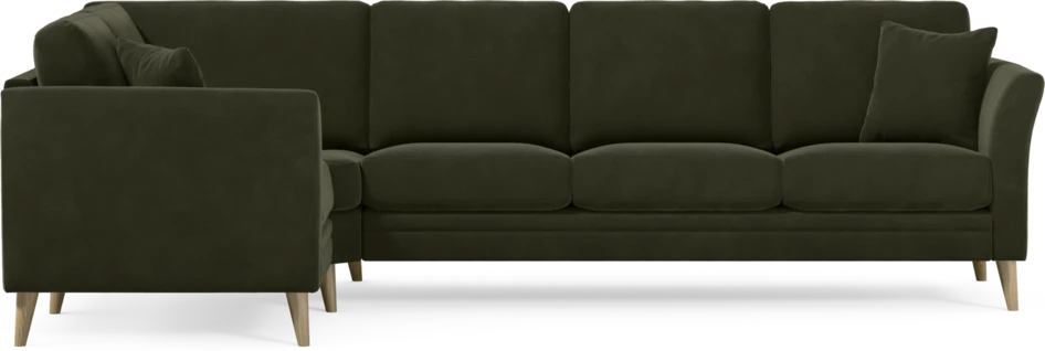 Eden - Hörnsoffa, 1+3-sits - Grön