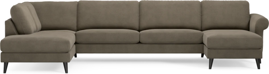 Bridge - 3-sits soffa med divan vänster och schäslong höger - Beige