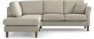 Eden - 2-sits soffa med divan - Brun