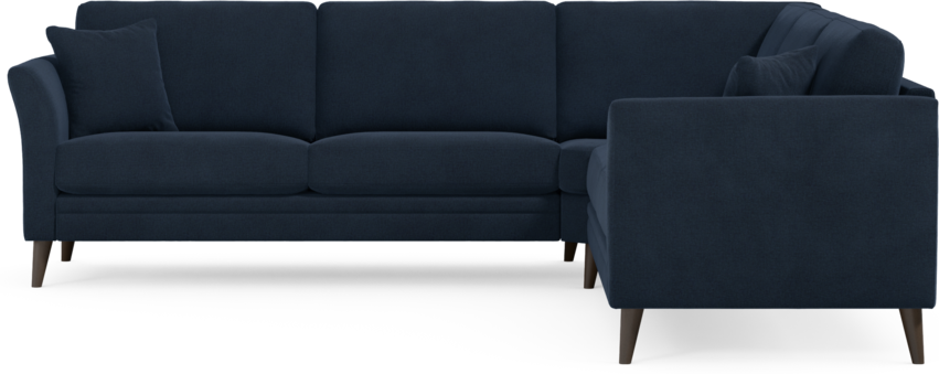 Eden - Hörnsoffa, 2,5+2,5-sits - Blå