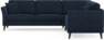 Eden - Hörnsoffa, 2,5+2,5-sits - Blå