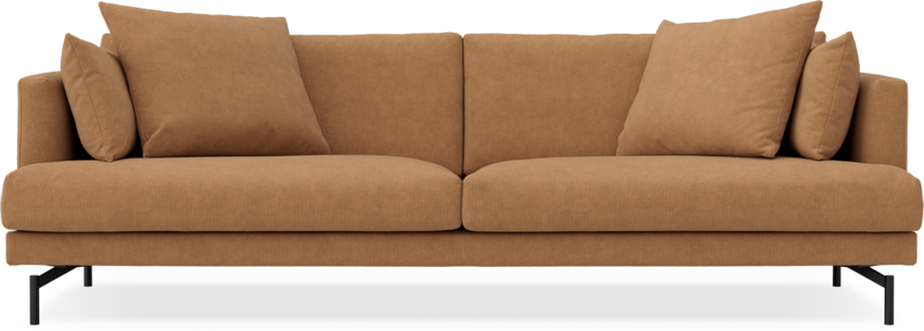 Harper - 4-sits soffa - Gul