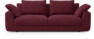 Amie - 3-sits soffa - Röd