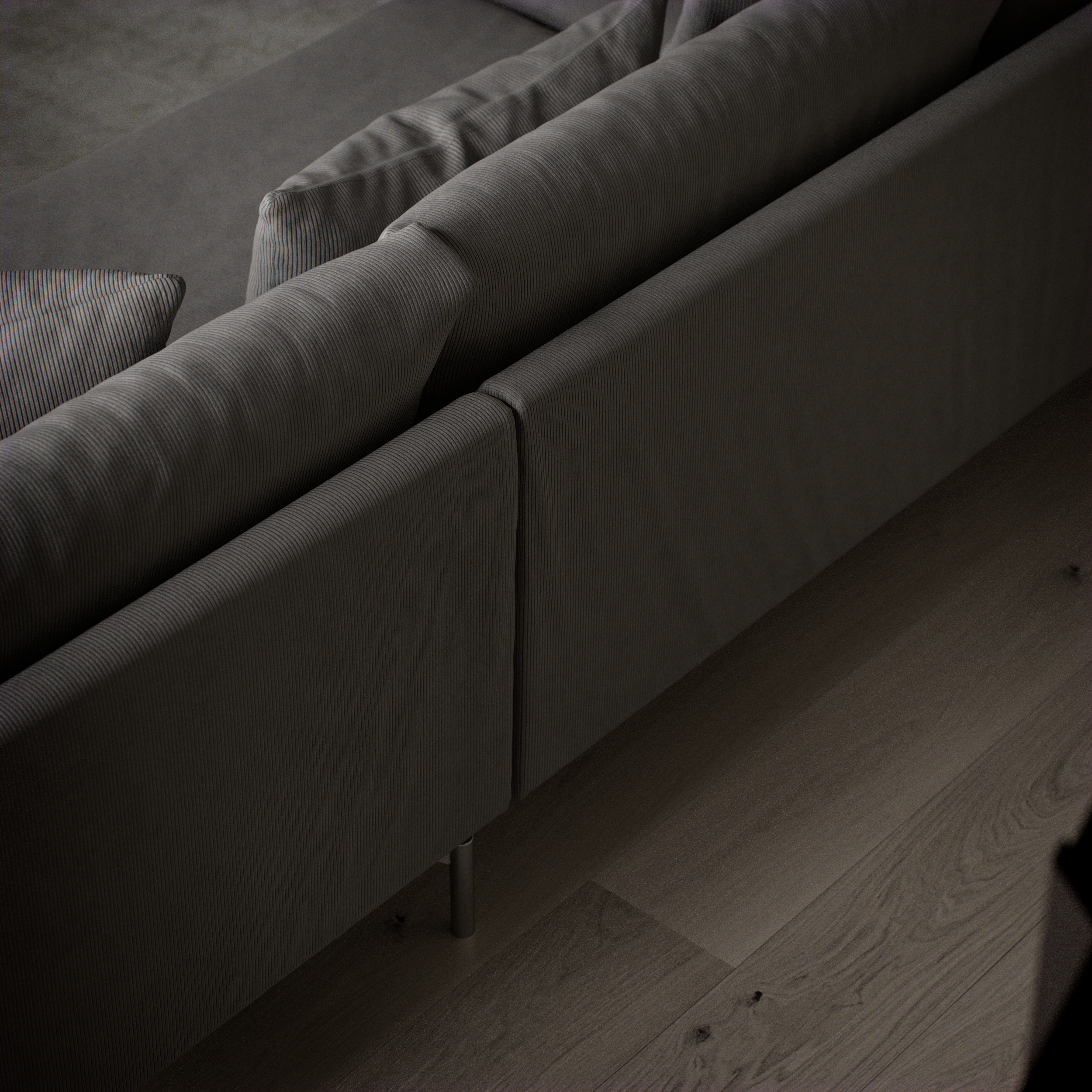 Harper - 3-sits soffa med divan höger - inspiration