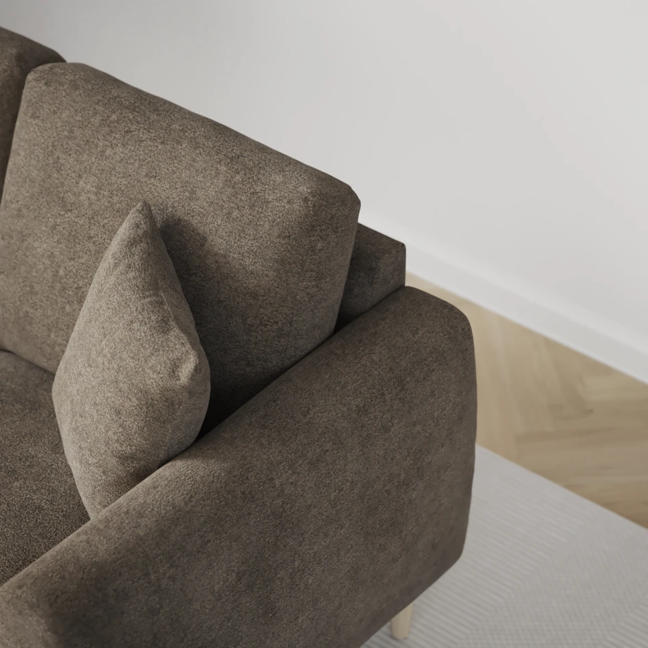 Eden - 2-sits soffa - Brun