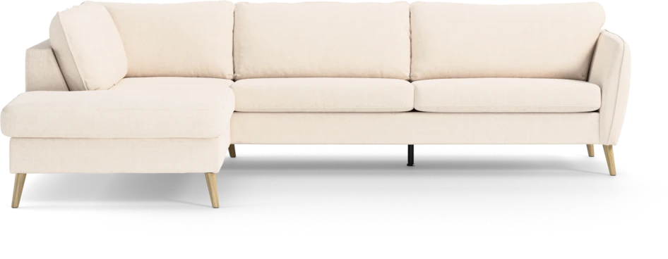County - 2,5-sits soffa med divan vänster - Vit