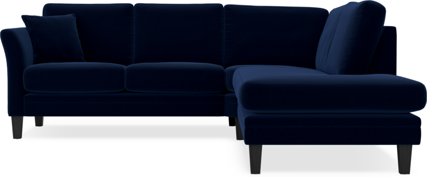 Eden - 2-sits soffa med divan - Blå