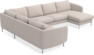 Madison - Hörnsoffa med schäslong höger - Beige