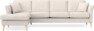Eden - 3-sits soffa med schäslong - Beige