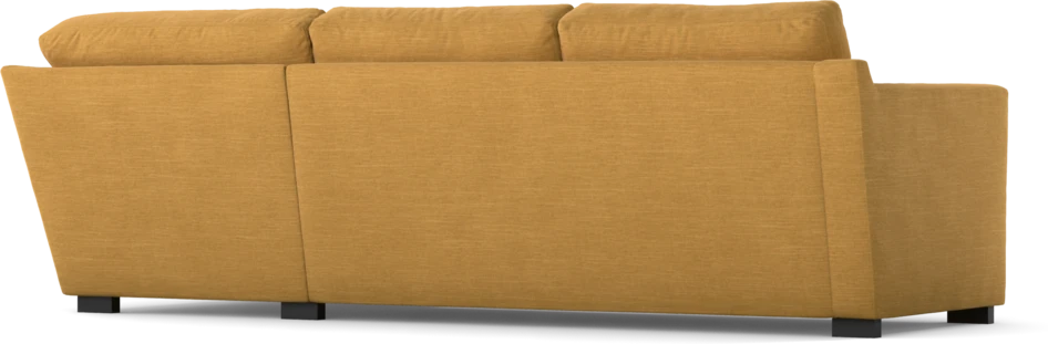 Friday - 2,5-sits soffa med divan höger - Gul