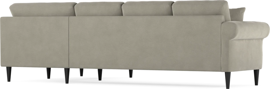 Eden - Hörnsoffa, 3+1-sits - Brun