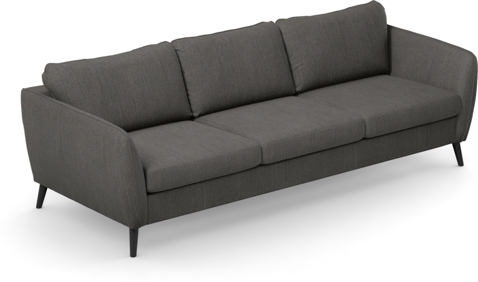 County - 3-sits soffa - Brun