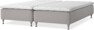 Delux Sense - Ramsäng, dubbelsäng med bäddmadrass - Grå