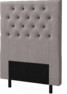 Delux Pikerad XL - Sänggavel, 90-210 cm - Grå