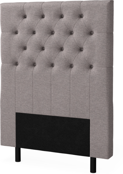 Delux Pikerad XL - Sänggavel, 90-210 cm - Grå