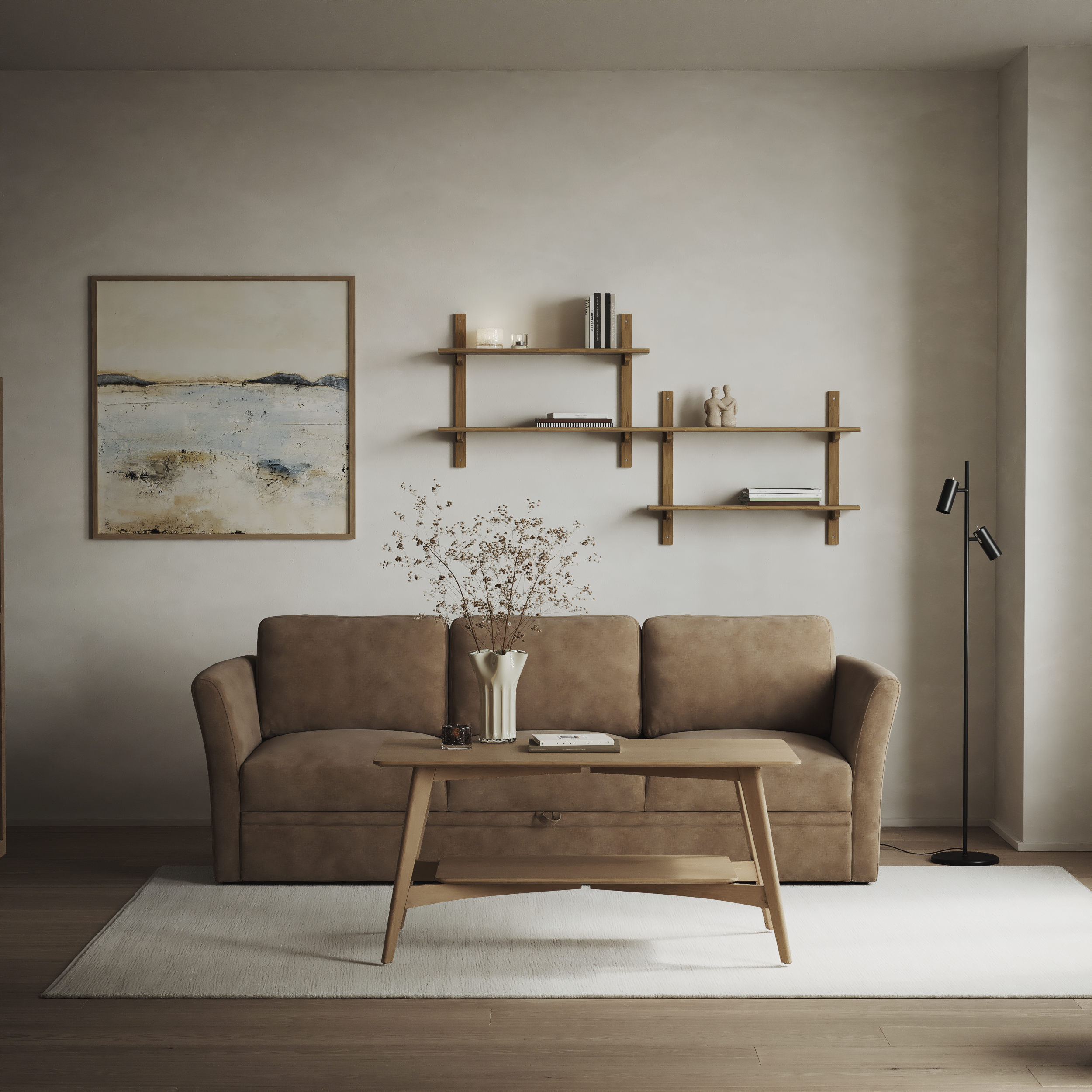 Öland - Bäddsoffa 3-sits, längsbäddad - inspiration