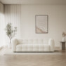 Bella - 3-sits soffa - Vit