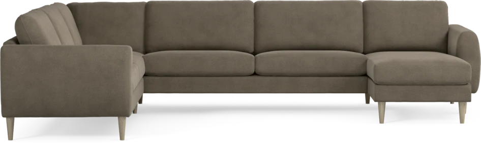 Bridge - Hörnsoffa, 2+3-sits med schäslong höger - Beige