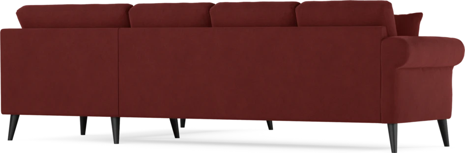 Eden - Hörnsoffa, 3+2-sits - Röd