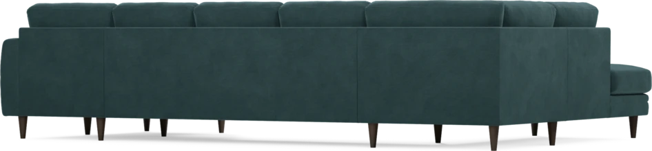 Eden - 3-sits soffa med divan vänster och schäslong höger - Blå
