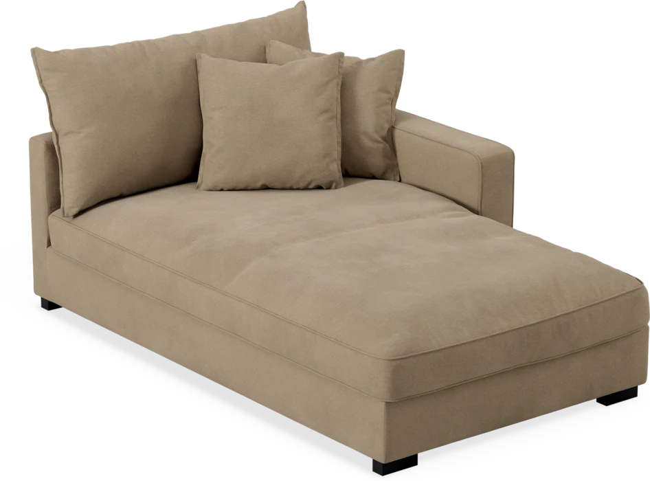 Rossi - Schäslong höger - Beige