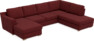 Friday - 3-sits soffa med schäslong vänster och divan höger - Rosa