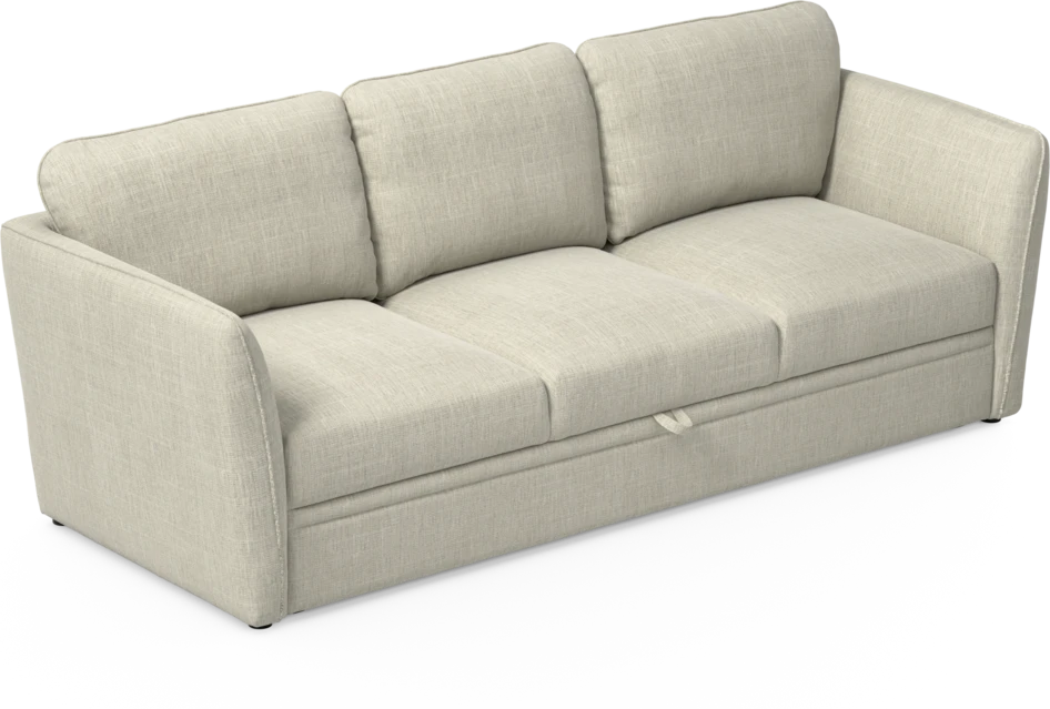 Öland - Bäddsoffa 3-sits, längsbäddad - Beige