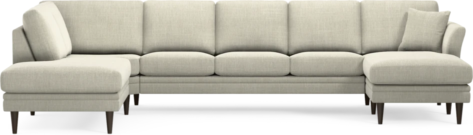 Eden - 3-sits soffa med divan vänster och schäslong höger - Beige