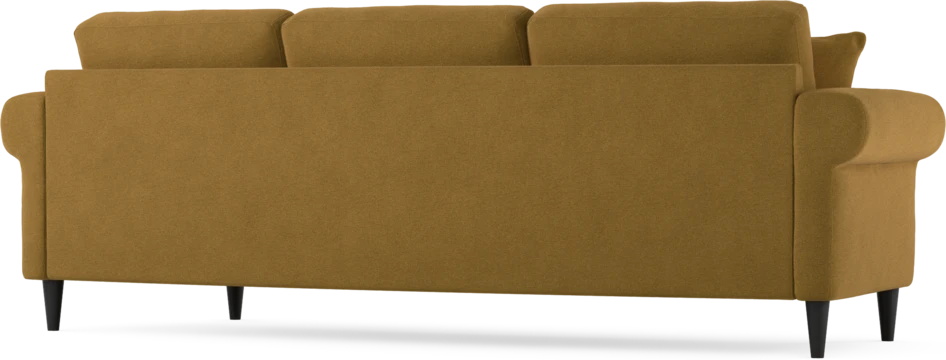 Eden - 3-sits soffa svängd - Gul